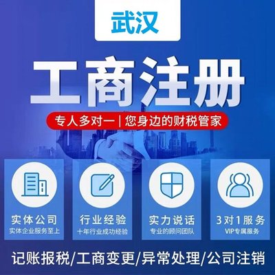 武汉启琛注册公司 小企业创业扶持 工商税务代理